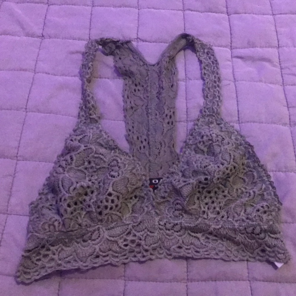 Army green bralette